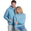 Russell Athletic mens Dri-power Fleece Hoodies, Moisture Wicking, Cotton Blend, Relaxed Fit, Sizes S-4x(Artic Blue Pullover)