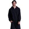 Russell Athletic mens Dri-power Fleece Hoodies, Moisture Wicking, Cotton Blend, Relaxed Fit, Sizes S-4x(Black Full Zip)