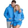 Russell Athletic mens Dri-power Fleece Hoodies, Moisture Wicking, Cotton Blend, Relaxed Fit, Sizes S-4x(Collegiate Blue Pullover)