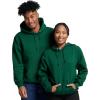 Russell Athletic mens Dri-power Fleece Hoodies, Moisture Wicking, Cotton Blend, Relaxed Fit, Sizes S-4x(Dark Green Pullover)