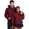 Russell Athletic mens Dri-power Fleece Hoodies, Moisture Wicking, Cotton Blend, Relaxed Fit, Sizes S-4x(Maroon Pullover)