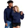Russell Athletic mens Dri-power Fleece Hoodies, Moisture Wicking, Cotton Blend, Relaxed Fit, Sizes S-4x(Navy Pullover)