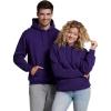 Russell Athletic mens Dri-power Fleece Hoodies, Moisture Wicking, Cotton Blend, Relaxed Fit, Sizes S-4x(Purple Pullover)