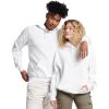 Russell Athletic mens Dri-power Fleece Hoodies, Moisture Wicking, Cotton Blend, Relaxed Fit, Sizes S-4x(White Pullover)