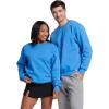 Russell Athletic mens Dri-power Fleece Sweatshirts, Moisture Wicking, Cotton Blend, Relaxed Fit, Sizes S-4x(Collegiate Blue)