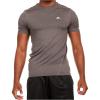 Russell Men’s Active Athletic Fitted Not Tight Dri-Power Short Sleeve Performance T-Shirt for Gym, Running(Black Heather)