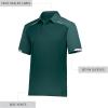 Russell Athletic Men’s Legend Polo Shirt, Moisture-Wicking Performance, Classic Fit(Dark Green)