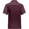 Russell Athletic Men’s Legend Polo Shirt, Moisture-Wicking Performance, Classic Fit(Maroon)