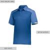 Russell Athletic Men’s Legend Polo Shirt, Moisture-Wicking Performance, Classic Fit(Royal)