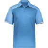 Russell Athletic Men’s Legend Polo Shirt, Moisture-Wicking Performance, Classic Fit(Columbia Blue)