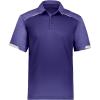Russell Athletic Men’s Legend Polo Shirt, Moisture-Wicking Performance, Classic Fit(Purple)