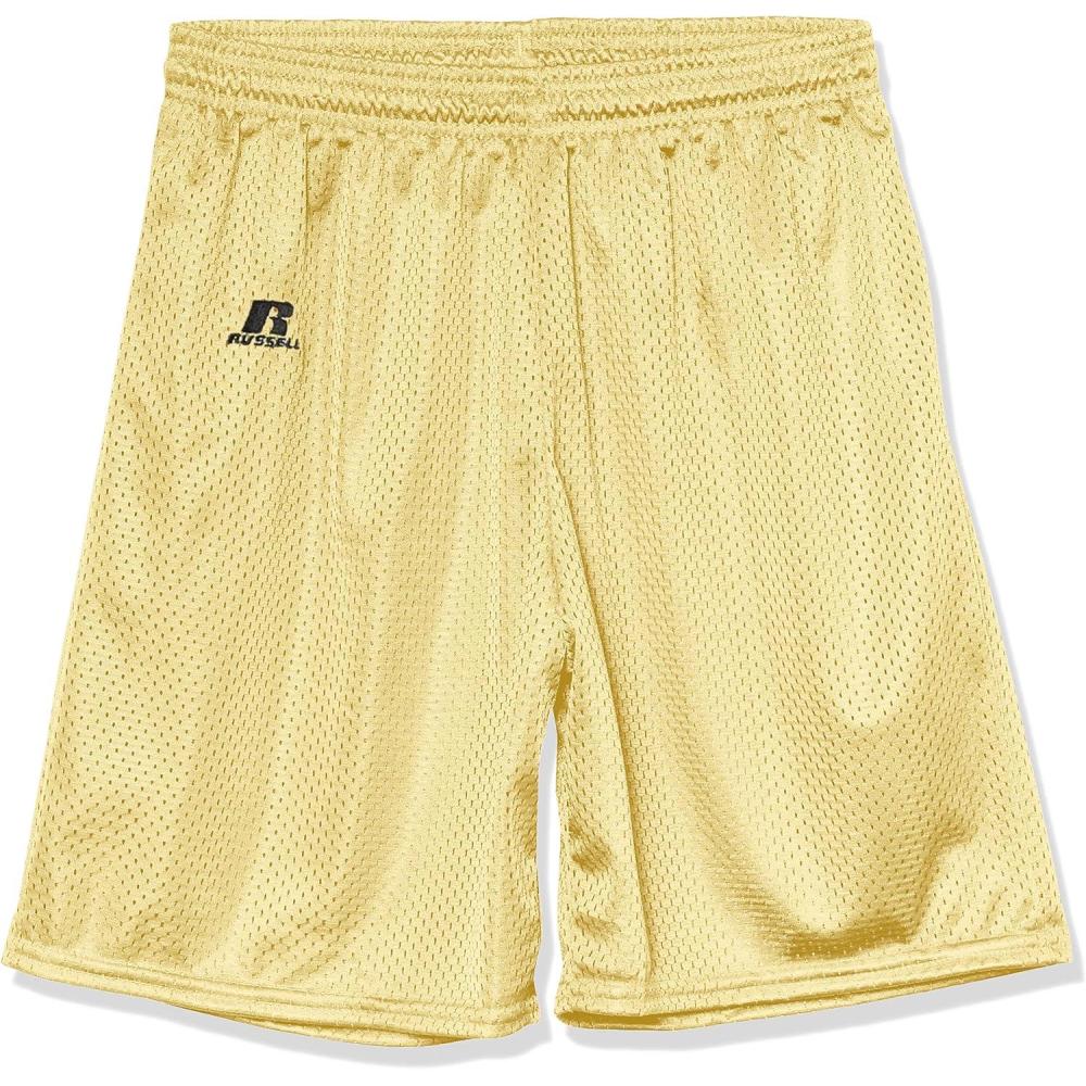imageRussell Athletic Big Boys Youth Mesh ShortGt Gold