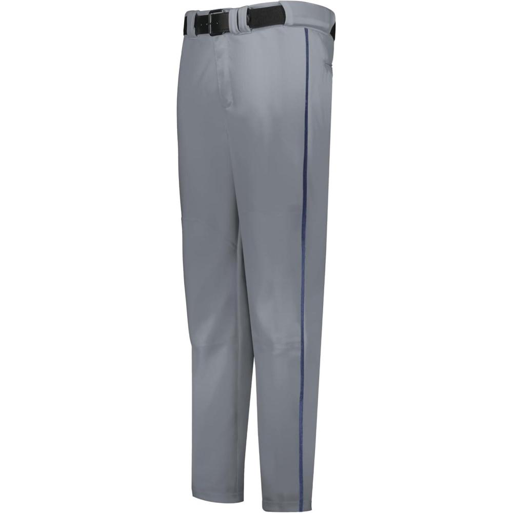 imageRussell Athletic Boys Youth Piped Baseball Pant  Comfort Style and DurabilityBaseball GreyNavy