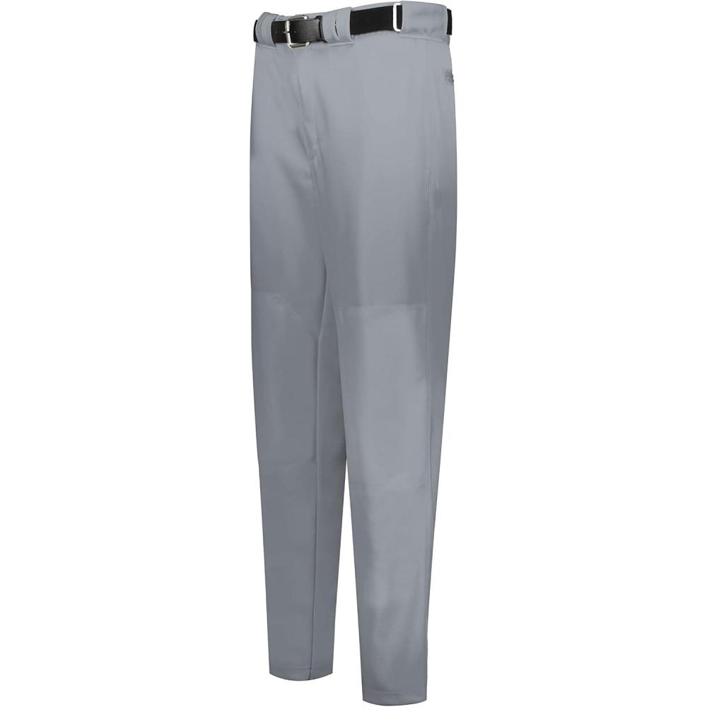 imageRussell Athletic Mens Solid Change Up Baseball PantPro Comfort Performance Beltloops HookandLoop AdjustmentBaseball Grey