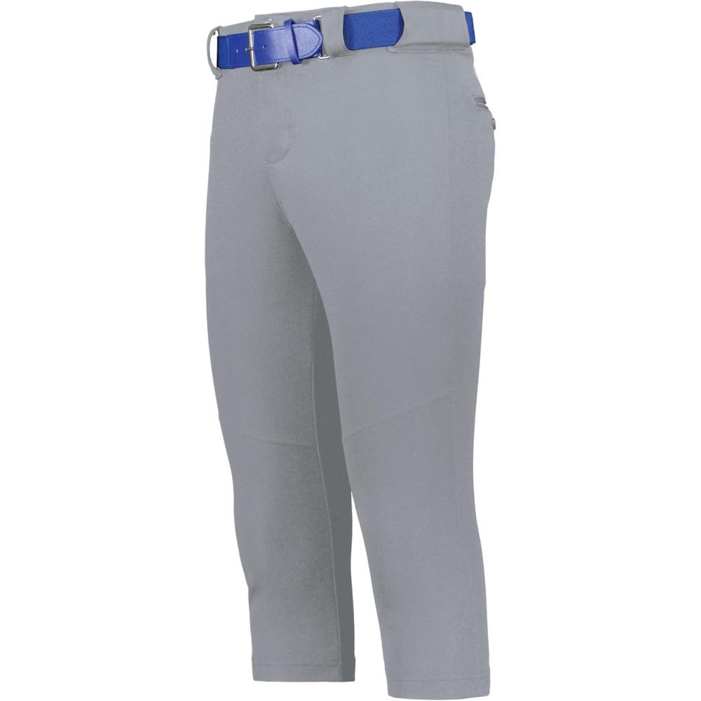 imageRussell Athletic Womens Womens on Deck Softball Knicker  Stylish Beltloop Pants with Pockets for Ultimate ComfortBaseball Grey