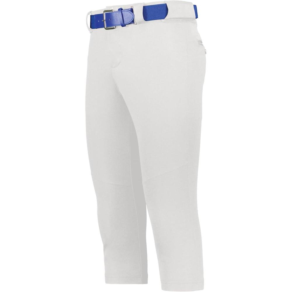 imageRussell Athletic Womens Womens on Deck Softball Knicker  Stylish Beltloop Pants with Pockets for Ultimate ComfortWhite