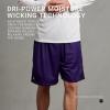 Russell Athletic Big Boys’ Youth Mesh Short(Purple)