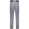 Russell Athletic Boys Youth Piped Baseball Pant – Comfort, Style and Durability(Baseball Grey/True Red)