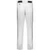 Russell Athletic Boys Youth Piped Baseball Pant – Comfort, Style and Durability(White/Black)