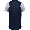 Russell Athletic Boy’s Youth Two-Button Placket Baseball Jersey Cool, Stay Dry with Mesh Inserts & Moisture Wicking(Navy/Baseball Grey)