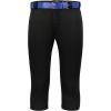 Russell Athletic Girls Deck Softball Knicker: Belt Loop Pants with Pockets-Premium Quality for Active Play(Black)