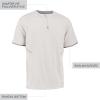 Russell Athletic Men’s Short Sleeve Pullover Cage Jacket – Lightweight Sports Outerwear(White/Stealth)