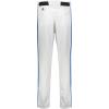 Russell Athletic Piped Change Up Baseball Pant – Comfort and Performance Ideal for Baseball, Softball, and Fastpitch(White/Royal)