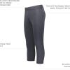 Russell Athletic Women’s FlexStretch Softball Pant – Belt Loop Design, Pockets Included for Ultimate Comfort and Style(Stealth)