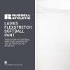 Russell Athletic Women’s FlexStretch Softball Pant – Belt Loop Design, Pockets Included for Ultimate Comfort and Style(White)