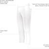Russell Athletic Women’s FlexStretch Softball Pant – Belt Loop Design, Pockets Included for Ultimate Comfort and Style(White)