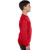 Russell Youth Dri-Power Fleece Hoodies & Sweatshirts, Moisture Wicking, Sizes S-XL(Red)