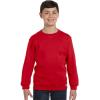 Russell Youth Dri-Power Fleece Hoodies & Sweatshirts, Moisture Wicking, Sizes S-XL(Red)