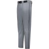 Russell Athletic Boys Youth Piped Baseball Pant – Comfort, Style and Durability(Baseball Grey/Black)