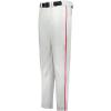 Russell Athletic Boys Youth Piped Baseball Pant – Comfort, Style and Durability(White/True Red)