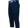 Russell Athletic Girls Deck Softball Knicker: Belt Loop Pants with Pockets-Premium Quality for Active Play(Navy)