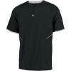 Russell Athletic Men’s Short Sleeve Pullover Cage Jacket – Lightweight Sports Outerwear(Black/White)