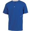 Russell Athletic Men’s Short Sleeve Pullover Cage Jacket – Lightweight Sports Outerwear(Royal/White)