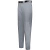 Russell Athletic Men’s Solid Change Up Baseball Pant-Pro Comfort, Performance, Beltloops, Hook-and-Loop Adjustment(Baseball Grey)