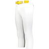 Russell Athletic Women’s Flexstretch Softball Pants with Belt Loops-Fastpitch & Baseball Ready(White)