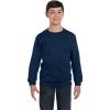 Russell Youth Dri-Power Fleece Hoodies & Sweatshirts, Moisture Wicking, Sizes S-XL(Navy)