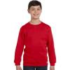 Russell Youth Dri-Power Fleece Hoodies & Sweatshirts, Moisture Wicking, Sizes S-XL(Red)