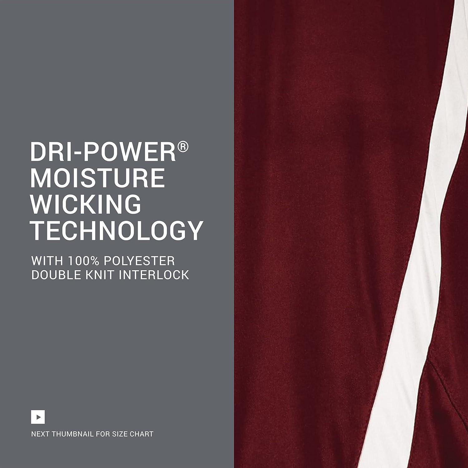 imageRussell Athletic Mens Athletic Cut Basketball ShortsCardinalWhite