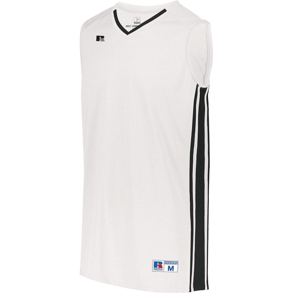 imageRussell Athletic Boys Youth Legacy Basketball JerseyWhiteBlack