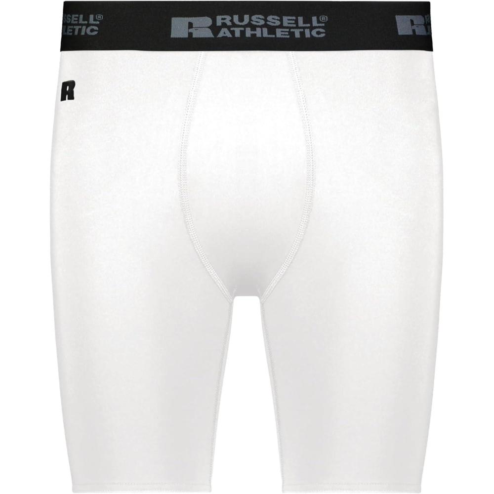 imageRussell Athletic Mens Compression ShortsWhite