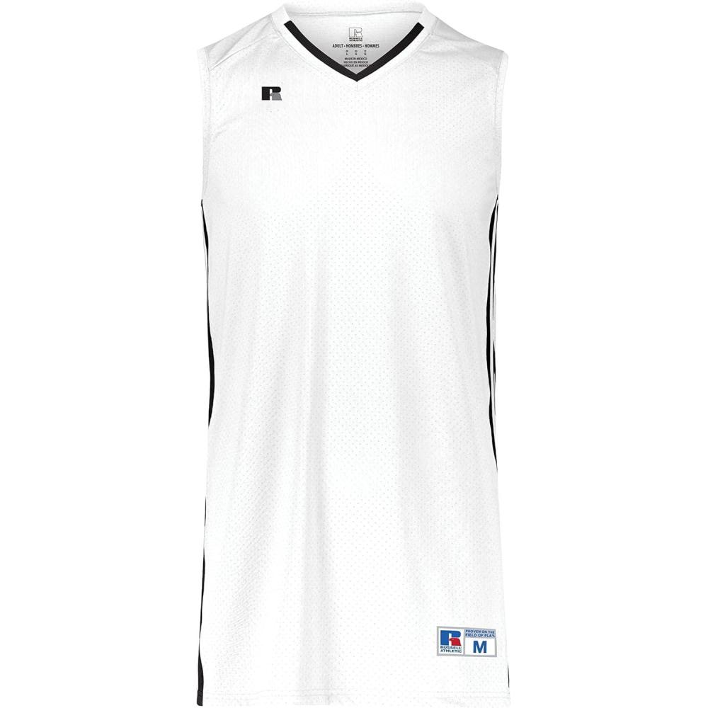 imageRussell Athletic Mens Legacy Basketball JerseyWhiteBlack