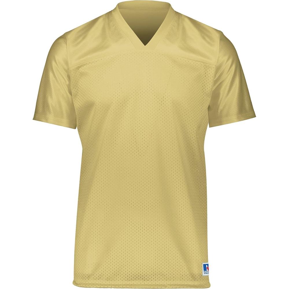 imageRussell Athletic Solid Flag Lightweight Football Jersey for Men Ideal for Game Day and TrainingGeorgia Tech Gold