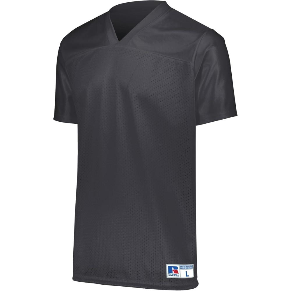 imageRussell Athletic Solid Flag Premium Mesh Football Jersey for Women  for Team and Personal UseStealth