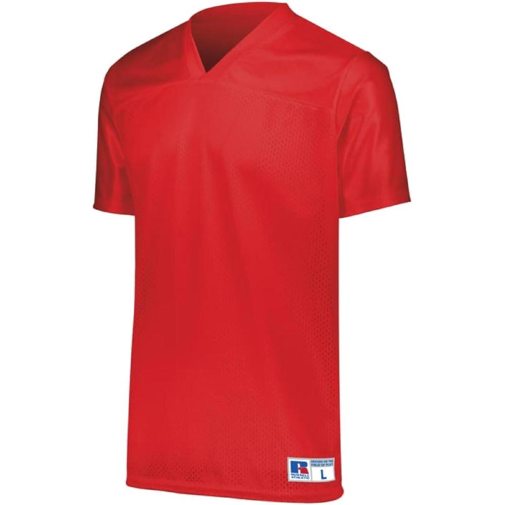 imageRussell Athletic Solid Flag Premium Mesh Football Jersey for Women  for Team and Personal UseTrue Red