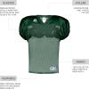 Russell Athletic Boys Youth Stock Practice Jersey(Dark Green)