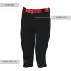 Russell Athletic Girls Knicker Softball Pants – Belted with Back Pockets Low Rise Style for Comfort on The Field(Black)